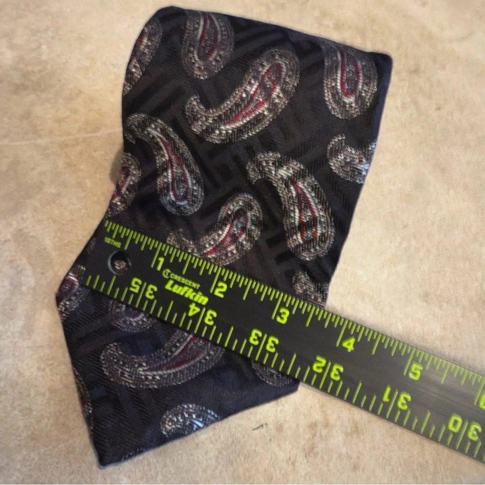 Robert Talbott Best Of Class Men's Silk‎ Paisley Tie Extra Long Tie